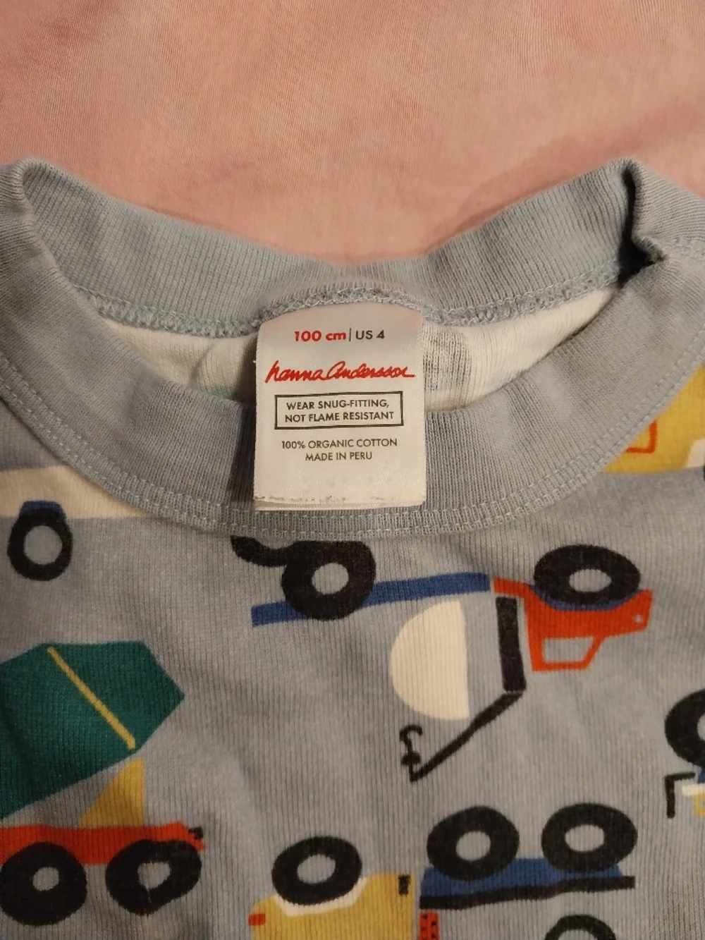 Truck Pajamas in Size 4